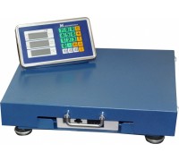 Весы торговые электронные ВЭТ-300-50/100-1С-РАБ (500*600) АКБ