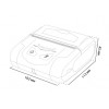 Принтер этикеток мобильный МОЙPOS MPP-0300WBU (WIFI, BLUETOOTH, USB), ЧЕРНЫЙ