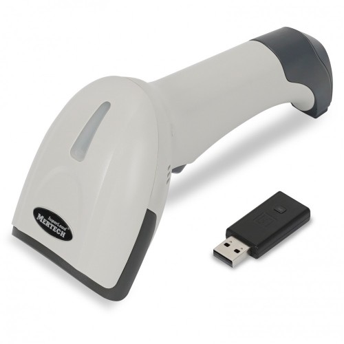 Беспроводной сканер штрих-кода Mertech CL-2310 P2D HR SUPERLEAD USB White