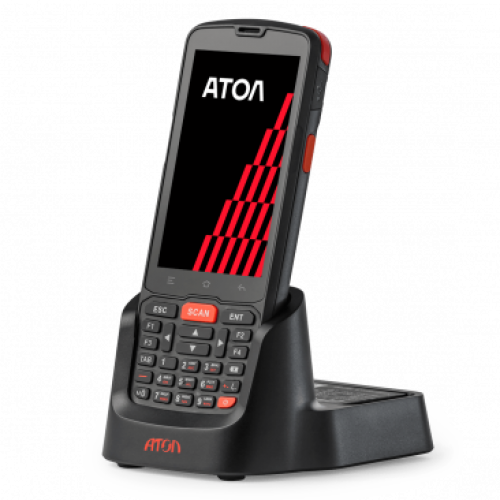 Терминал сбора данных АТОЛ Smart.Slim Plus Базовый (4", Android 10 с GMS, MT6761D, 2Gb/16Gb, 2D E3, Wi-Fi, BT, NFC, 4G, GPS, Camera, БП, IP65, 4500 mA